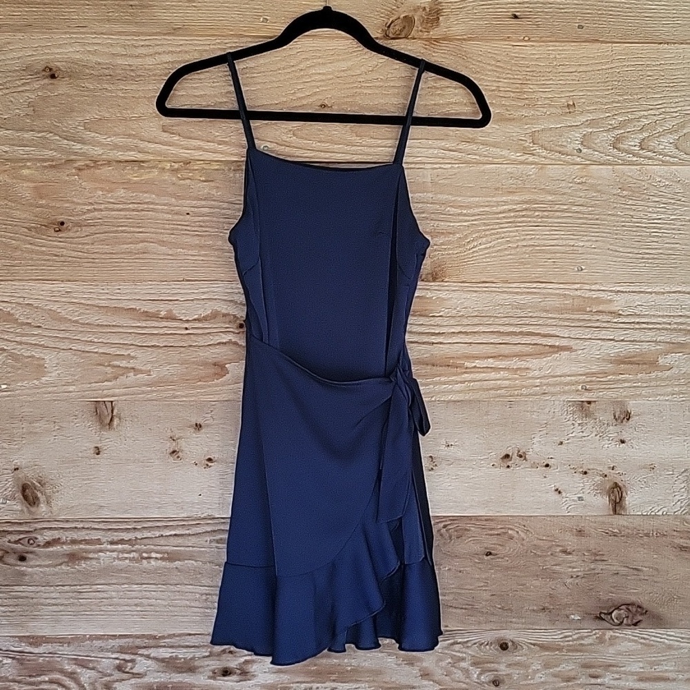 Altar'd State Size XSmall Navy Blue Mini Dress